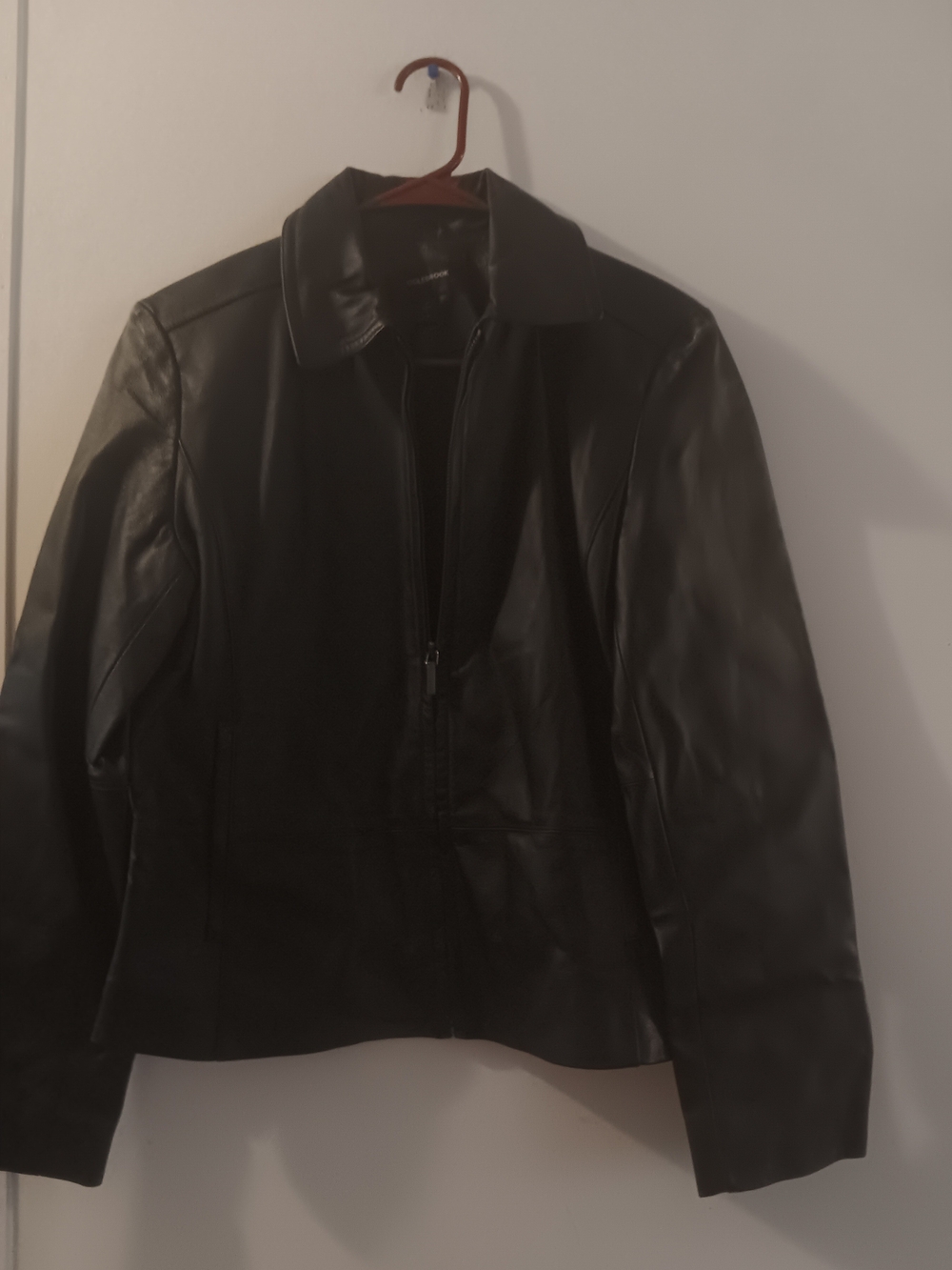 Classic Black Leather Jacket - Women